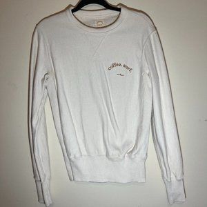 Coffee. Surf. crewneck sweatshirt
